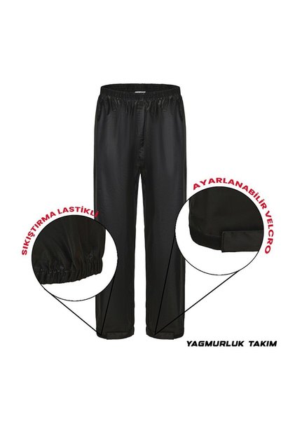 ebakbak Motorcycle and Bicycle Luxury Raincoat Set (Lower and Upper) 1St Quality Lined Biker Courier Raincoat