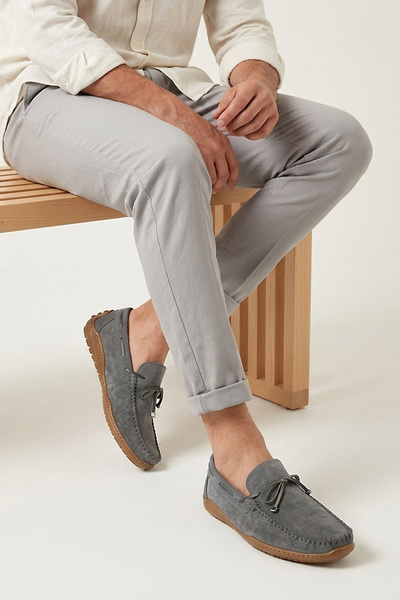 Ziya , Pantofi casual pentru bărbați piele naturală 1611064Z041 Gri