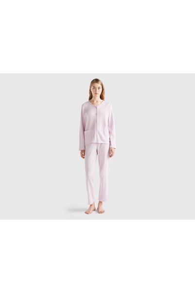 United Colors of Benetton Cotton Long Pajamas