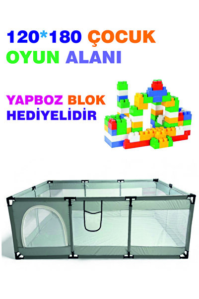 liabebek Square Bebek Ve Çocuk Oyun Alanı 120x180cm Yapbozlu