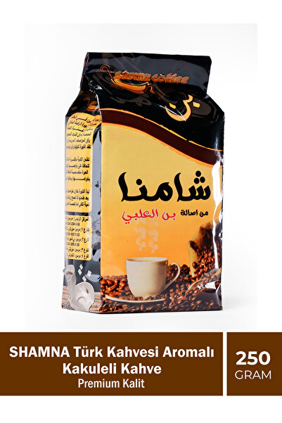 SHAMNA Türk Kahvesi Aromalı Kakuleli Kahve 250g – Premium Kalit