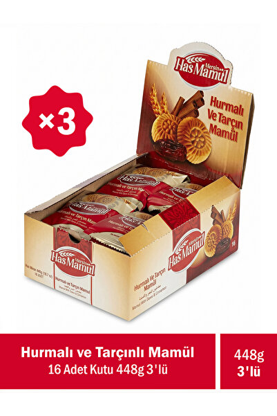 Has Hurmalı ve Tarçınlı Mamül 16 Adet Kutu 448g 3'lü