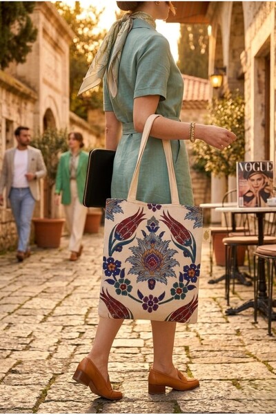 CLUTCH حقيبة منسوجة بزخارف عثمانية عرقية |   أنيق وعملي للاستخدام اليومي |   ...
