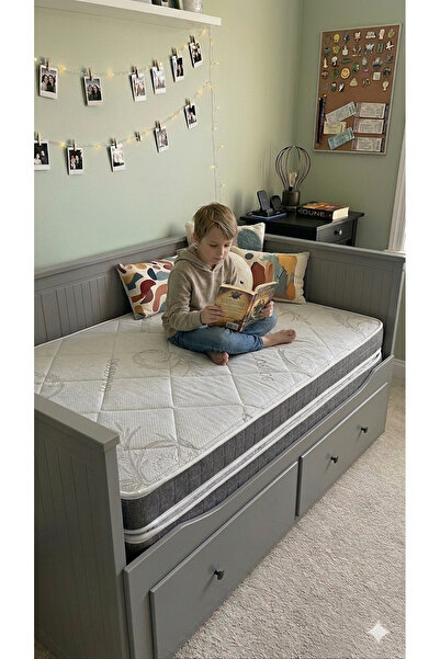 sleepnice Fermuarlı Ayrılabilir Divan Hemnes Uyumlu Ortopedik Bamboo Sünger Y...
