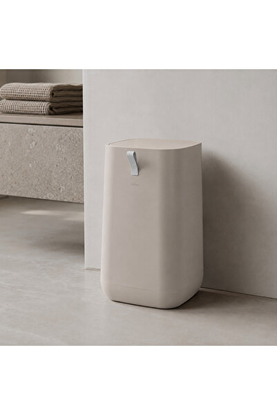 Vivarel Vera Çelik Çöp Kovası - Taupe 30 L
