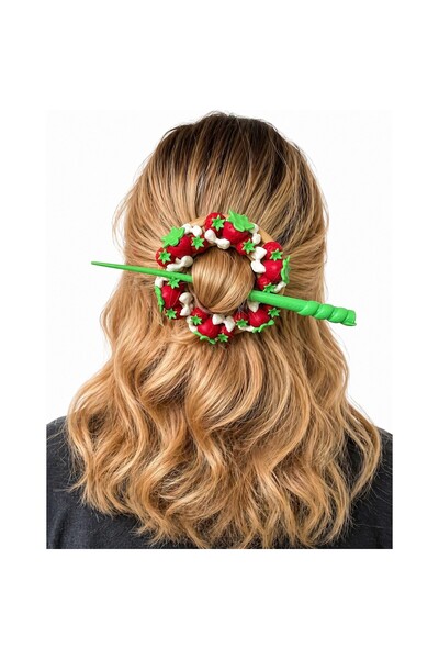 Yapı3D Exotic Fruit-Themed Hair Clip – Stylish Hair Accessory with Ring Desig...
