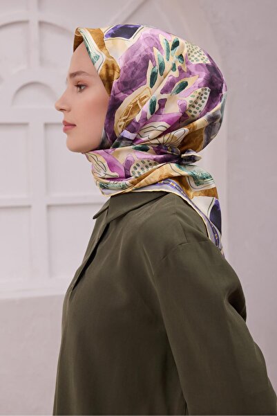 Belli % 100 Twill İpek Eşarp 4216D 80