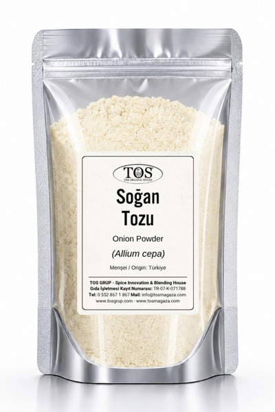 TOS The Organic Spices Soğan Tozu 50 gr (1. KALİTE) Allium Cepa / Onion Powder