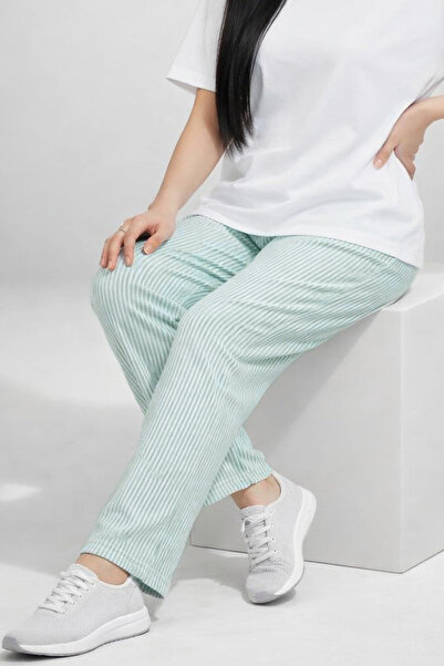OMG Premium Corded Fabric Texture Sweatpants Elastic Waist with Pockets Strai...