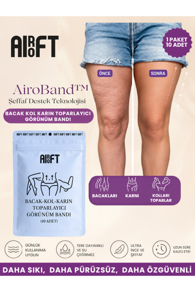 airoft Airoband - Bacak Sıkılaştırıcı Şeffaf Bant