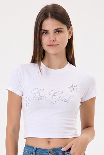 3 ROPE Tricou scurt pentru bebeluși cu imprimeu Star Girl Stone
