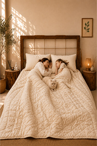 Sleepoos El Yapımı %100 Organik Yün Yorgan 215x235