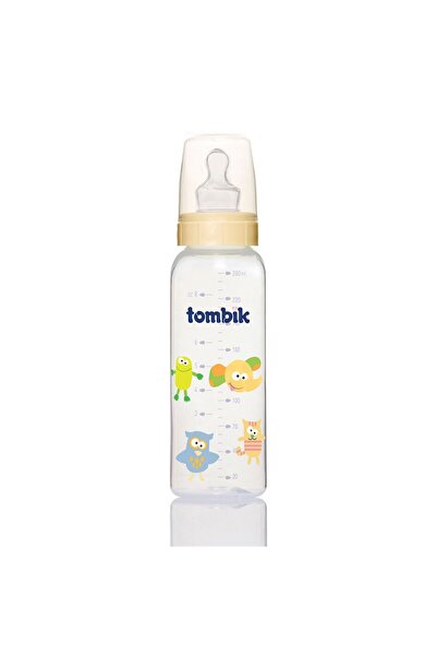 Tombik Pp Biberon 250 Ml Şaşkın Hayvan Ekru