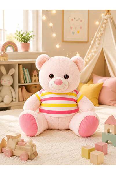 Toyzoy Toys Elbiseli Ayıcık Peluş 55 cm – Tatlı & Şık Hediye Oyuncak
