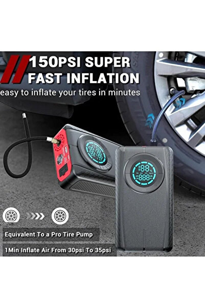 Generica 12V Multi-Function Portable Car Emergency Starting Power Station - C...