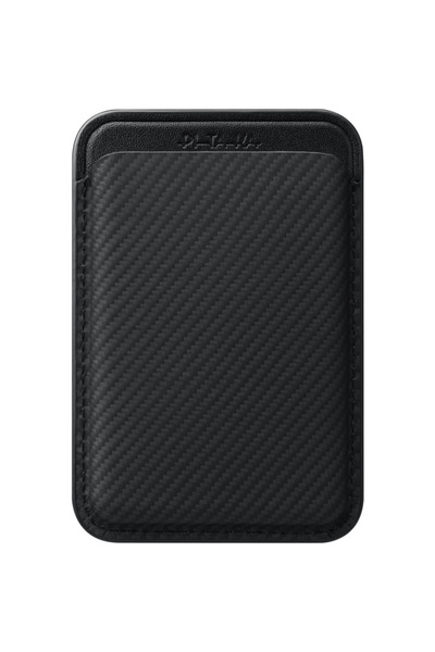 PITAKA Portofel MagSafe Woven, Fibra de Aramida, Negru