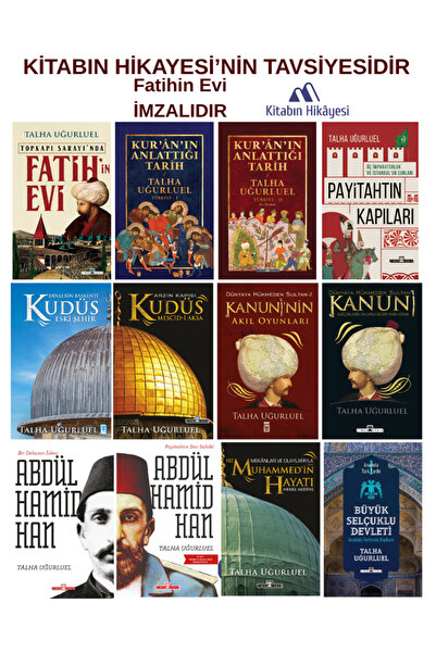 Timaş Yayınları Talha Uğurluel (10kitap) Arzın Kapısı Kudüs-1-2, Kuranın Anla...