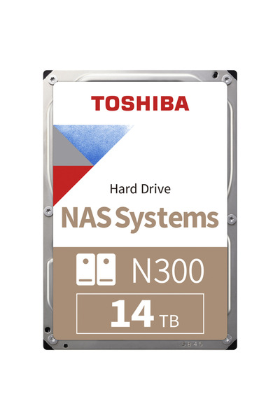 Toshiba HDD HDWG51EUZSVA N300 14TB CMR, 3.5", 512MB, 7200RPM, SATA, TBW: 180