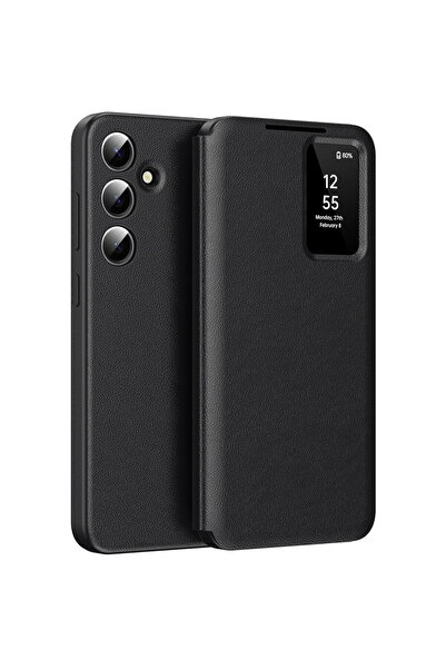 Techsuit Husa pentru Samsung Galaxy A55 5G - SmartView Series - Black