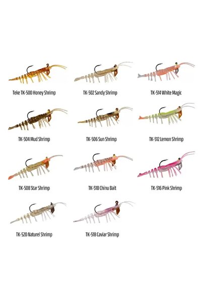 Hanfish Teke Shrimp 7.5 Cm 7 Gr Silikon Karides