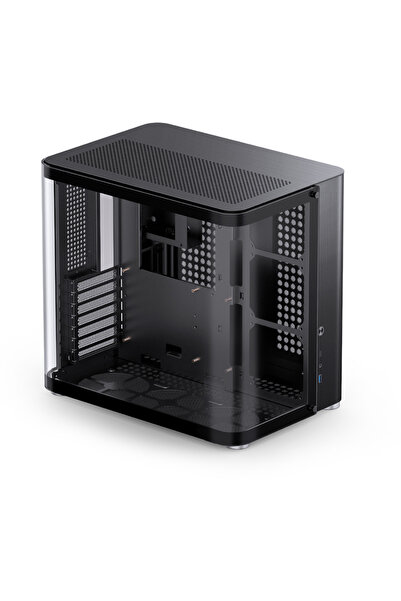 jonsbo Carcasa TK-2 2.0, Midi-Tower, Tempered Glass, Fara sursa, Negru