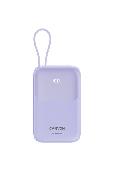 CANYON CNS-CPB101PU, 22,5 W, 10000 mAh, Violet
