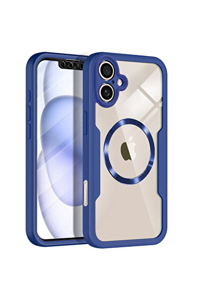 Techsuit Husa pentru iPhone 17 + Folie - ColorVerse 360 MagSafe Series - Blue
