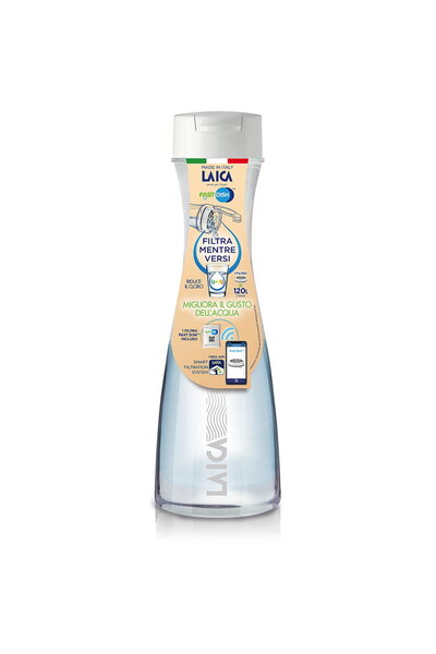 LAICA Carafa filtranta de apa GlaSSmart, din sticla, 1,1 litri
