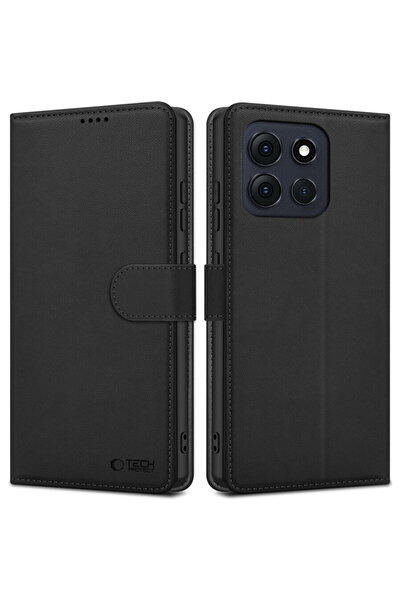 Tech-Protect Θήκη-Πορτοφόλι για Motorola Moto G56 5G, τύπου πορτοφόλι, μαύρο