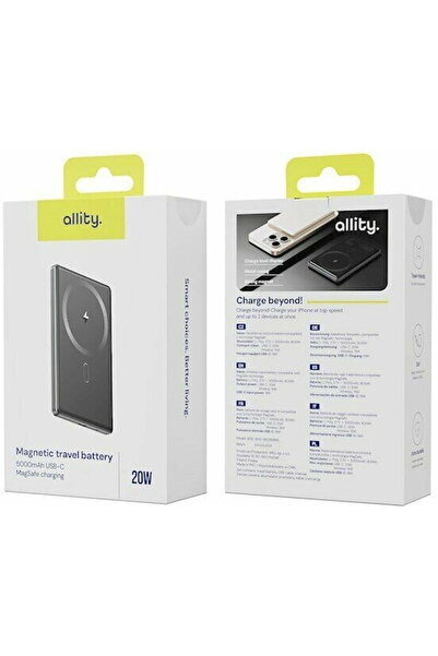allity APB-300, 5000 mAh, 20 W, Gri