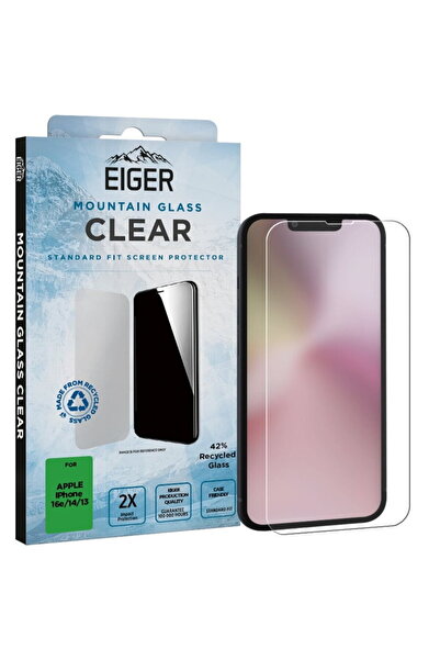 EIGER Folie Sticla Mountain Glass iPhone 16e / iPhone 14 / iPhone 13 / iPhone...