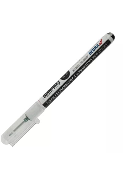 DEDRA EXIM Marker tehnic permanent cu vârf alungit negru, 1 buc.