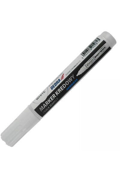 DEDRA EXIM Marker cu cretДѓ albДѓ, 12 buc. Г®n tub