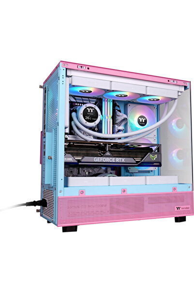 THERMALTAKE View 270 Plus TG ARGB Fara sursa Roz