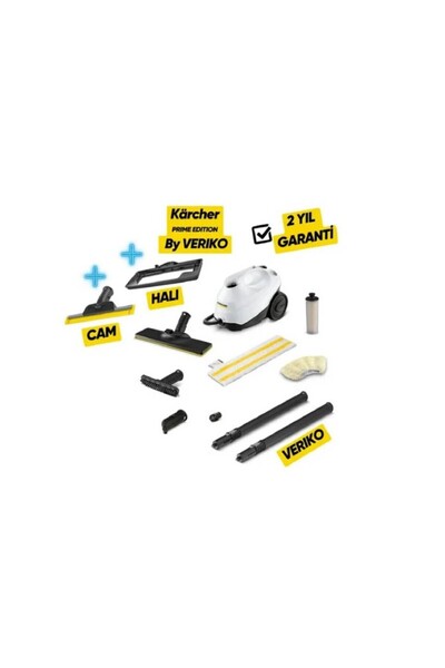 Karcher SC 3 EasyFix Premium Edition + Cam Aparatı +Halı Aparatı