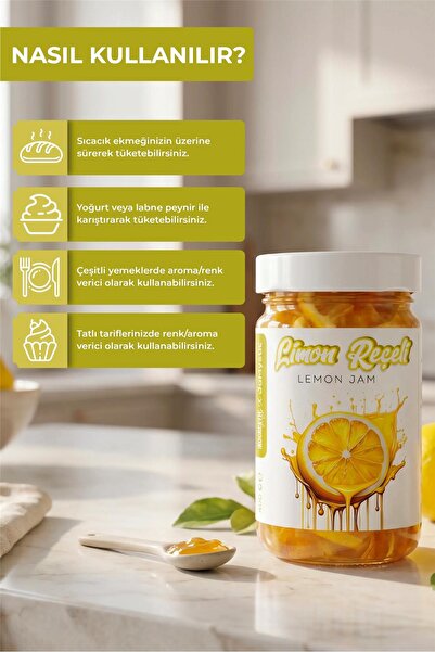 HAVRAN KOCASEYİT Limon Reçeli 400 gr