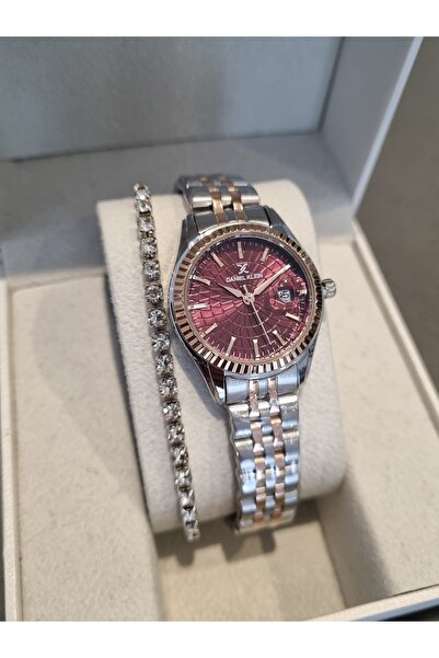 Daniel Klein Yeni Model Rose Çelik Bilezik Mor Kadran Kadın Kol Saati
