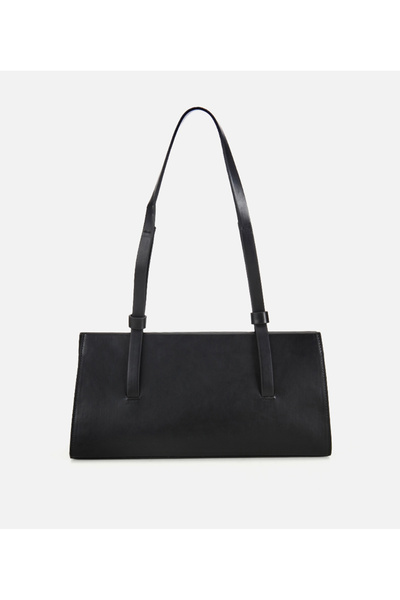 Hotiç Women's Black Magnet Detailed Shoulder Bag