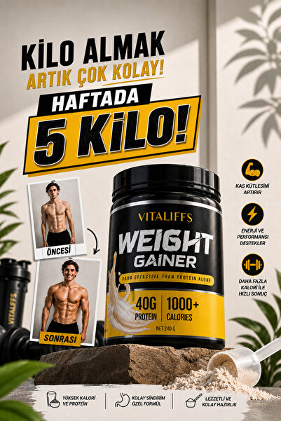 Vitaliffs Muz Ve Kakaolu İştah Açıcı Kilo-Aldırıcı Toz