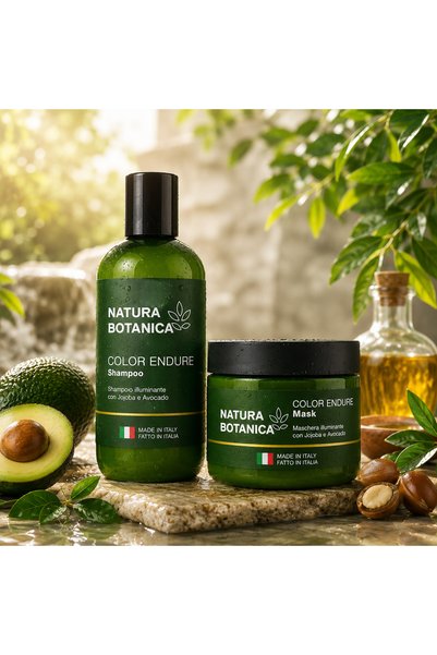 7LIFE Natura Botanica Color Endure – Șampon și mască pentru păr vopsit cu ule...