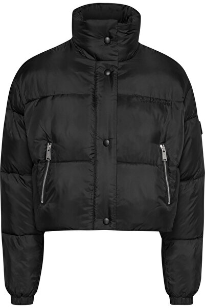 Tommy Hilfiger TOMMY JEANS KADIN CROP TONAL ŞİŞME MONT