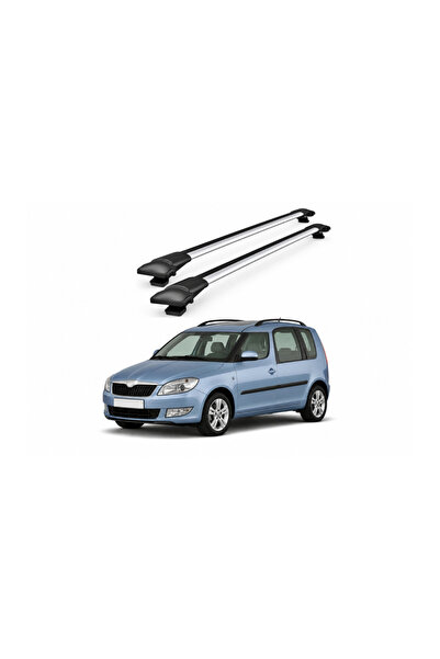 ART Bare portbagaj transversale auto aluminiu compatibile Skoda Roomster (5J)...