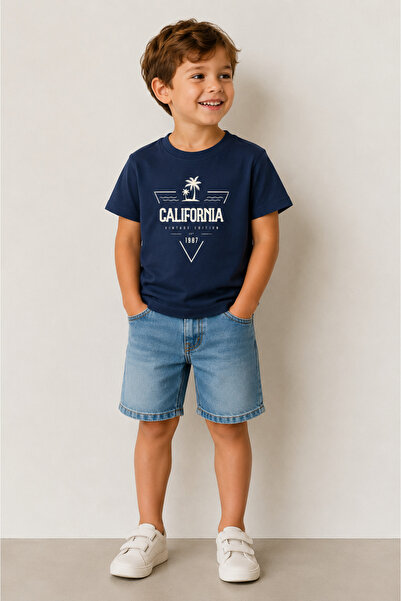 Hafico Boys / Girls California Vintage Printed T-Shirt
