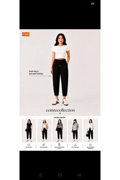 Cemre Collection ŞalvarSofyaketendarpaça