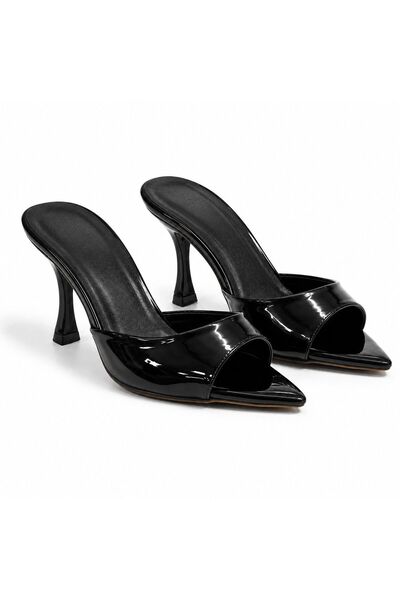 diya shoes Papuci de damă cu o singură bandă, cu cusături în față, vârf ascuț...