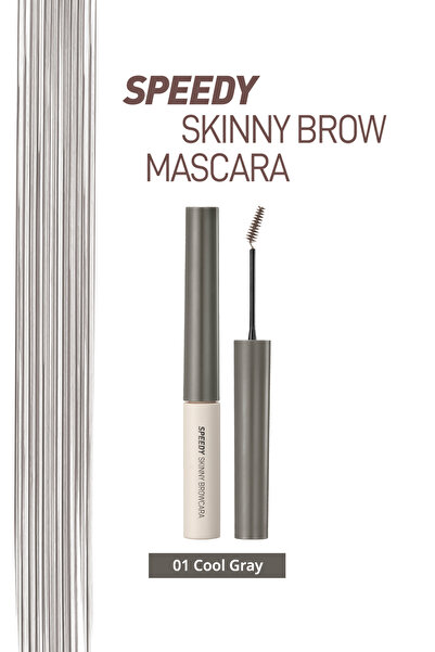 PERIPERA Renklendirici ve Sabitleyici Kaş Maskarası Speedy Skinny Brow Mascar...