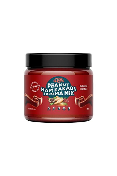RawShots PeaNut Ham Kakao & Hurma Mix Yer Fıstığı Ezmesi 280g