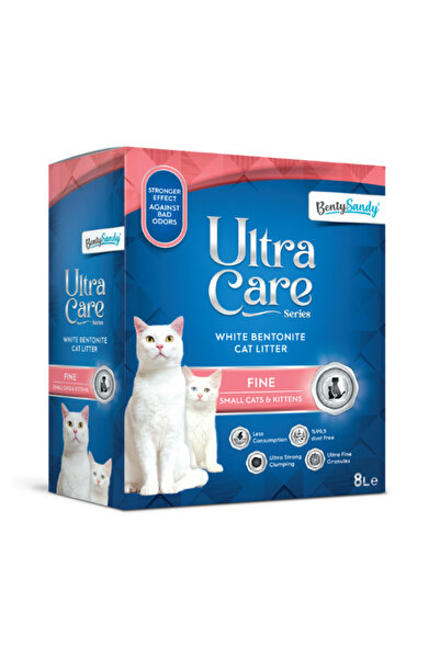 BentySandy Ultra Care Series Küçük Ve Yavru Kediler Için Ince Taneli Topaklan...
