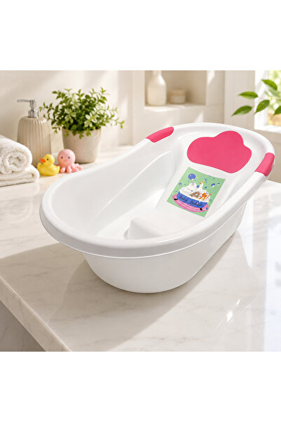 Bebelul Cadita pentru bebelusi cu suport anatomic roz 73x43x19 cm
