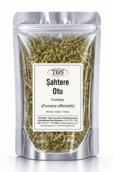 TOS The Organic Spices Şahtere Otu 50 gr (1. KALİTE) Fumaria Officinalis / Fu...